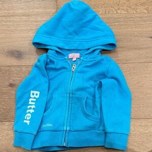 Butter Kids Hoodie in Bright Blue